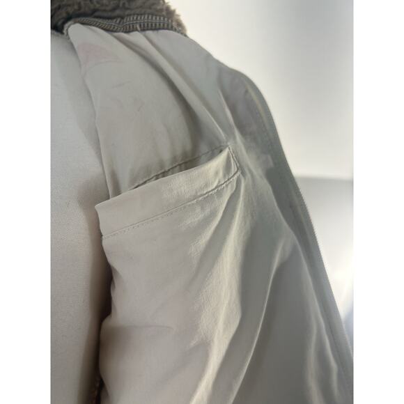 Southern Shirt Sherpa Cream Colored Extra Small XS Zip Up Jacket - Picture 10 of 12
